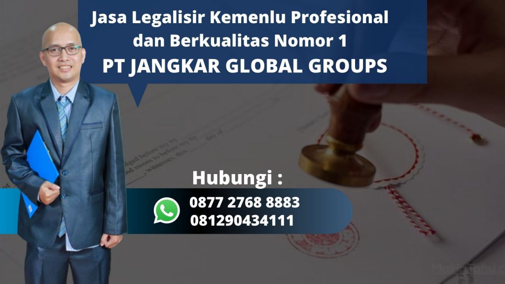 Jasa Legalisir Kemenlu Profesional dan Berkualitas Gorontalo